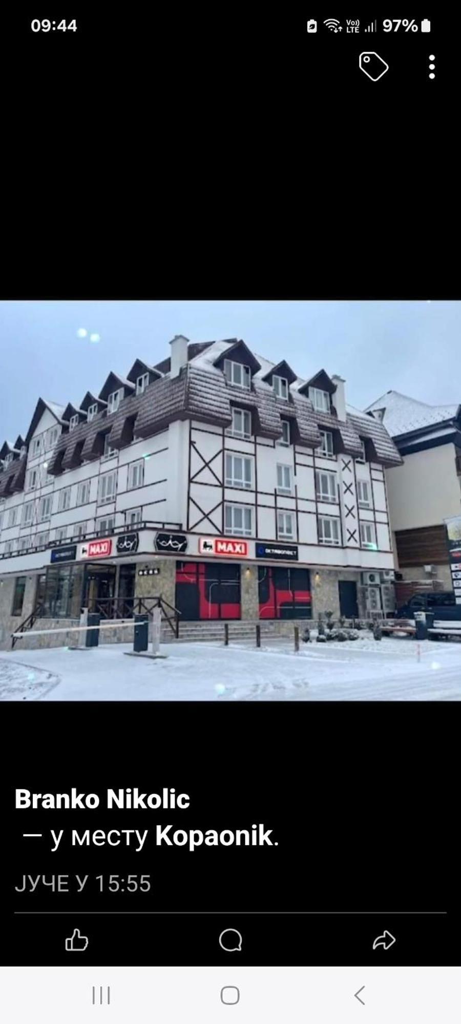 Apartman Kraljevi Cardaci Sadikovic Sa Garazom Kopaonik Luaran gambar